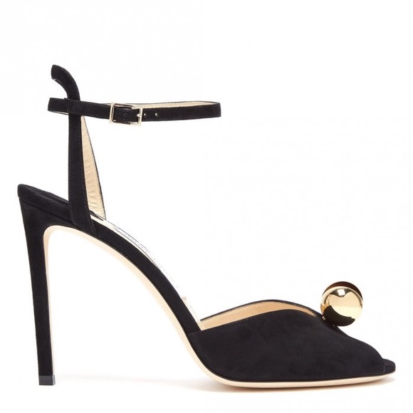 New JIMMY CHOO Sacora suede sandals 37 $1,195 - Picture 6 of 14